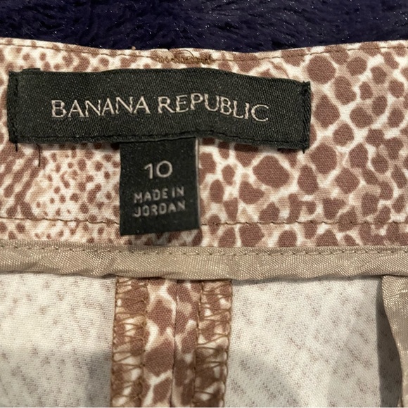 Banana Republic Avery Women’s Size 10 Brown Snakeskin trousers - Picture 4 of 16